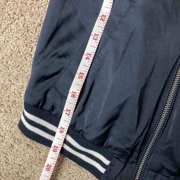 Hollister Black Lightweight Bomber Jacket - Picture 7 of 7